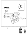 Jeep Brake Fluid Level Sensor Diagram - 68306576AB