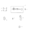 2022 Dodge Challenger Door Lock Cylinder Diagram - 68085676AA