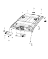 Ram Sun Visor Diagram - 5ZF93DX9AA