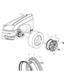 Chrysler Pacifica Spare Wheel Diagram - 4766603AB