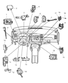 Dodge Durango Cruise Control Switch Diagram - 56021333AB
