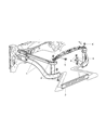 Dodge Ram 2500 Radiator Support Diagram - 55275695AH
