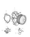 Jeep Grand Cherokee Thermostat Diagram - 5175583AB
