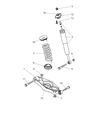 2008 Dodge Challenger Shock Absorber Diagram - 5039355AD