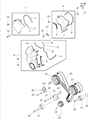 Chrysler Sebring Timing Cover Diagram - MD302517