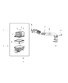 Jeep Compass Air Filter Box Diagram - 68350283AB