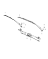 Jeep Compass Windshield Wiper Diagram - 5303827AF