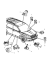 Dodge Journey Air Bag Sensor Diagram - 56054046AA