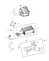 Ram 2500 EGR Tube Diagram - 68050417AB