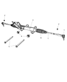 Dodge Ram 2500 Rack And Pinion Diagram - 52121926AD