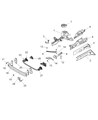 Jeep Renegade Radiator Support Diagram - 68405497AA