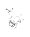 Jeep Compass Starter Motor Diagram - 68398555AA