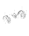 Ram C/V Wheelhouse Diagram - 5113095AC