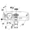 Chrysler 300M A/C Switch Diagram - 4698199AB