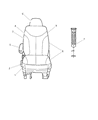 2002 Dodge Caravan Seat Cushion Diagram - UE251L5AA
