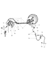 Dodge Journey ABS Control Module Diagram - 68067661AA