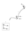 Jeep Sway Bar Link Diagram - 68298921AA