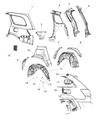 Jeep Gas Cap Diagram - 52129371AB