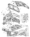 Dodge Caliber Hood Latch Diagram - 5115676AB