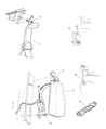 1994 Dodge Ram Wagon Seat Belt Diagram - 5DW42RAZ