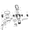 Ram A/C Switch Diagram - 68421875AA