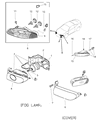 1999 Dodge Avenger Fog Light Diagram - MR296332