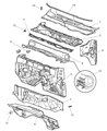 Ram Dash Panels Diagram - 55361481AC
