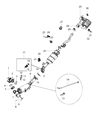 Jeep Exhaust Clamp Diagram - 68451106AA