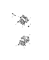 Dodge Ram 3500 Engine Mount Diagram - 52021139AA
