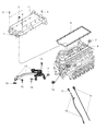 Dodge Viper Dipstick Tube Diagram - 5037852AA