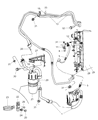 Jeep A/C Condenser Diagram - 5191287AB