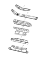 2004 Dodge Ram 3500 Exhaust Heat Shield Diagram - 53032208AG