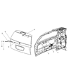 Dodge Durango Wiper Blade Diagram - 5135584AC