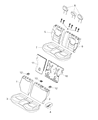 2020 Jeep Renegade Seat Cover Diagram - 7AD34U00AA