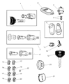 2001 Jeep Cherokee Transmitter Diagram - 56036862AC