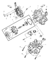 Jeep Commander Water Pump Diagram - 53022189AA