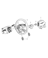 2008 Chrysler Pacifica Steering Wheel Diagram - 1BH411DVAB
