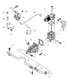Jeep Liberty EGR Tube Diagram - 5159961AA