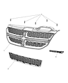 Dodge Journey Grille Diagram - 68079839AC