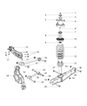Dodge Lateral Link Diagram - 5085419AB