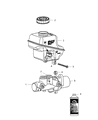 2012 Dodge Challenger Brake Master Cylinder Diagram - 68048551AA