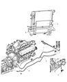 Dodge Ram 2500 Power Steering Cooler Diagram - 5290811AC