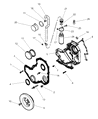 Dodge Ram 2500 Harmonic Balancer Diagram - 5011800AA