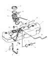 Dodge Sprinter 2500 Gas Cap Diagram - 68039897AA
