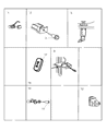 Dodge Ram Wagon A/C Switch Diagram - 5011216AA