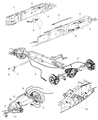 2013 Ram 5500 Parking Brake Cable Diagram - 68213490AA