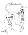 Chrysler 200 A/C Hose Diagram - 68136942AC