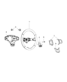 Dodge Journey Steering Wheel Diagram - 1UQ43DX9AA