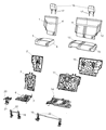 2011 Dodge Nitro Seat Cushion Diagram - 68004482AA