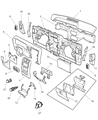 Jeep Cherokee Ashtray Diagram - 55037550AA